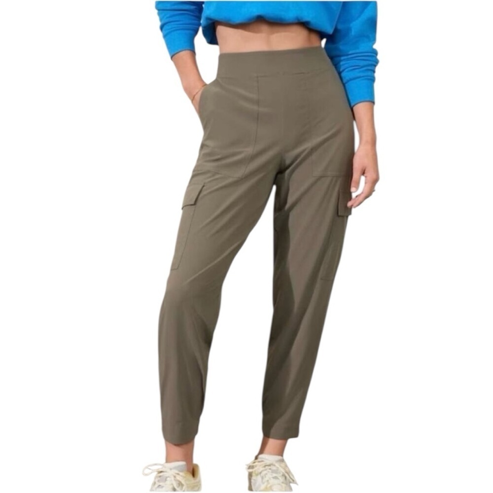 Athleta | Women’s Green Brooklyn Heights Cargo Joggers Size 8 NWT